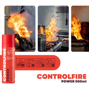 Control Fire blusspray 500ml geschikt voor brandklasse A, B, D en F