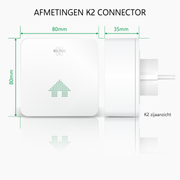 Elro Connects K2 connector afmetingen