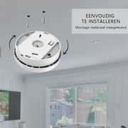 Elro rookmelder bodemplaat en montagemateriaal