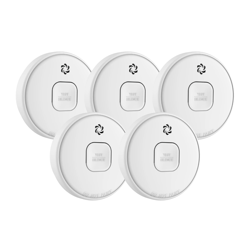 Budgetpakket met 5 Elro rookmelders zonder magnetische montageset