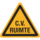 Pictogram waarschuwing cv ruimte geel zwart